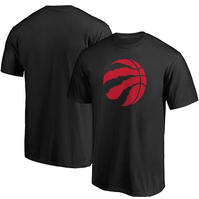 Men's Fanatics Black Toronto Raptors Primary Team Logo T-Shirt