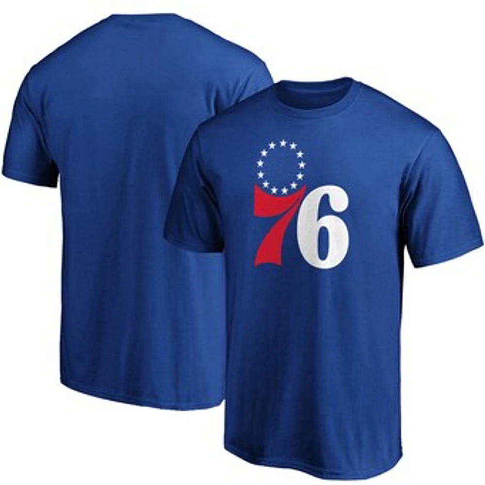 Men's Fanatics Royal Philadelphia 76ers Primary Team Logo T-Shirt