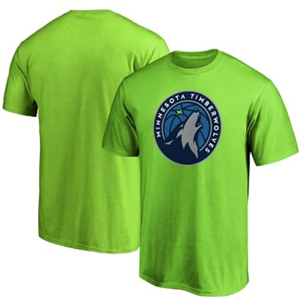 Men's Fanatics Green Minnesota Timberwolves Primary Team Logo T-Shirt