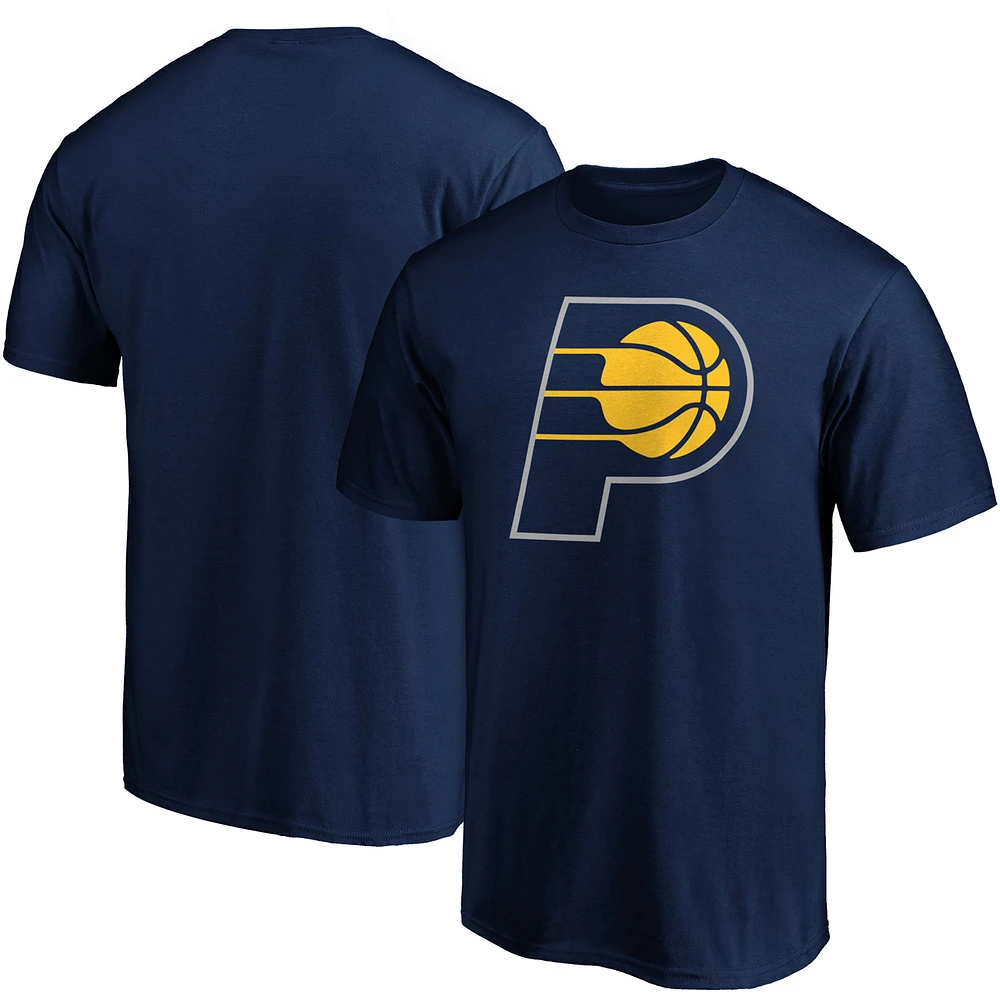 Men's Fanatics Navy Indiana Pacers Primary Team Logo T-Shirt