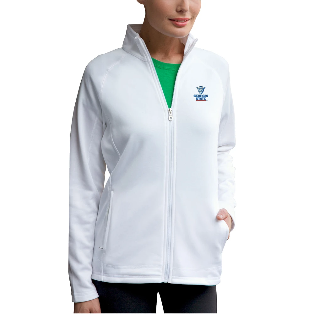 Women's Georgia State Panthers Brushed Back Micro-Fleece Full-Zip Jacket