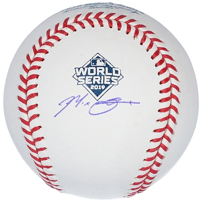 Max Scherzer Washington Nationals Autographed 2019 World Series Champions Baseball