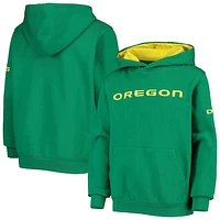 Youth Green Oregon Ducks Big Logo Pullover Hoodie