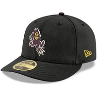 Men's New Era Black Arizona State Sun Devils Basic Low Profile 59FIFTY Fitted Hat