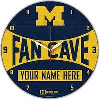 WinCraft Michigan Wolverines Personalized 14'' Round Wall Clock