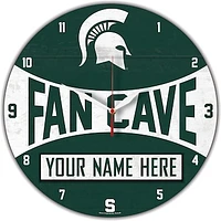 WinCraft Michigan State Spartans Personalized 14'' Round Wall Clock