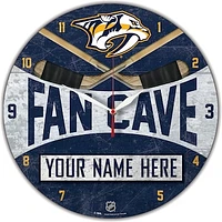 WinCraft Nashville Predators Personalized 14'' Round Wall Clock
