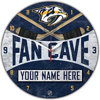 WinCraft Nashville Predators Personalized 14'' Round Wall Clock