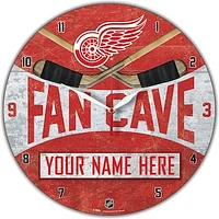 WinCraft Detroit Red Wings Personalized 14'' Round Wall Clock