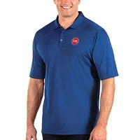 Men's Antigua Royal Detroit Pistons Big & Tall Tribute Polo