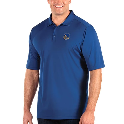Men's Antigua Royal Golden State Warriors Big & Tall Tribute Polo