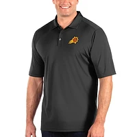 Men's Antigua Charcoal Phoenix Suns Big & Tall Tribute Polo