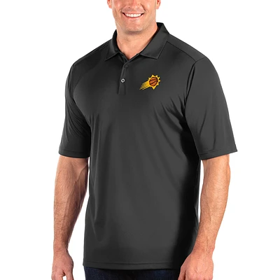 Men's Antigua Charcoal Phoenix Suns Big & Tall Tribute Polo