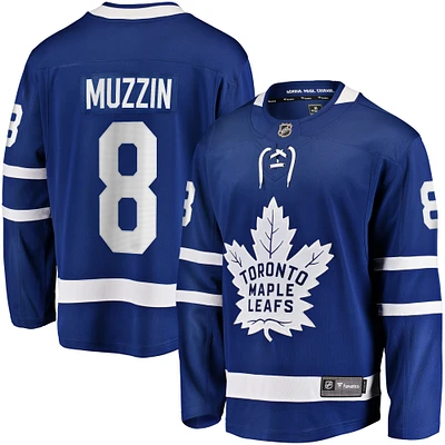 Men's Fanatics Jake Muzzin Blue Toronto Maple Leafs Replica Player Jersey