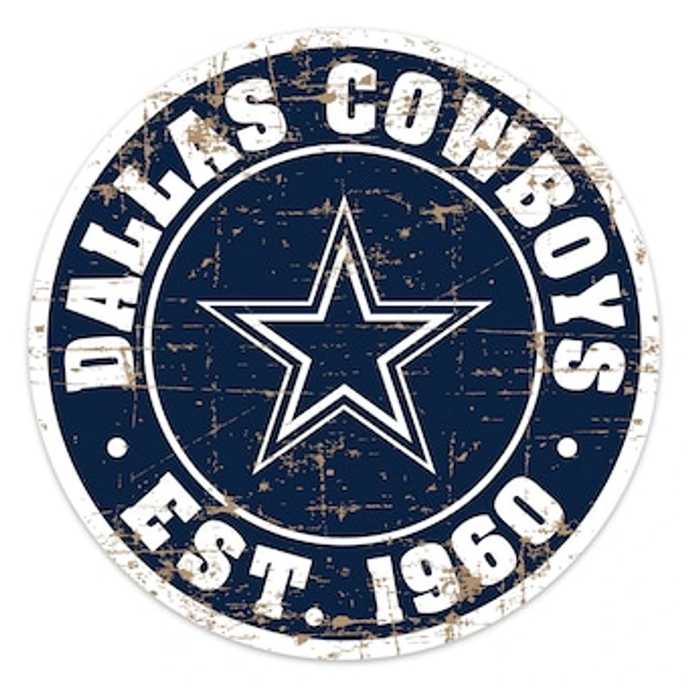 Dallas Cowboys 22'' Distressed Logo Wall Sign