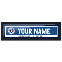 Toronto Blue Jays 6'' x 22'' Personalized Name Bar Frame