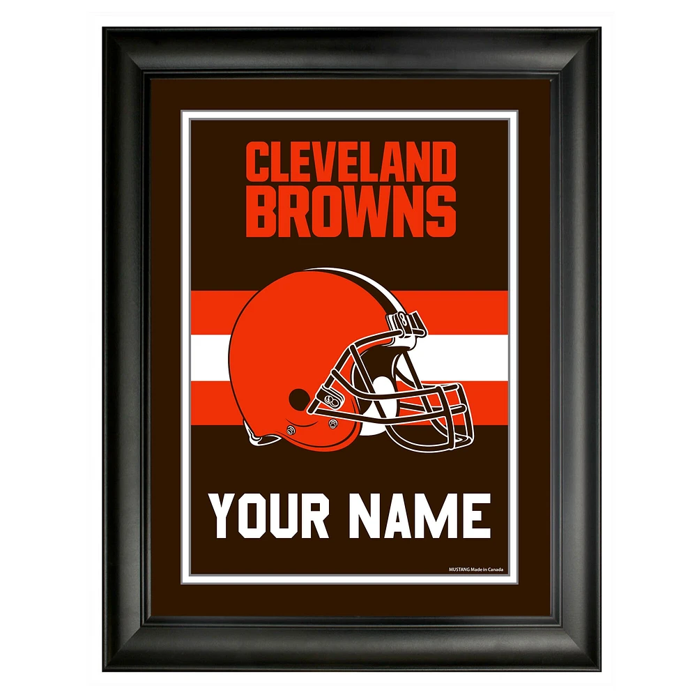 Cleveland Browns 12'' x 16'' Personalized Team Frame