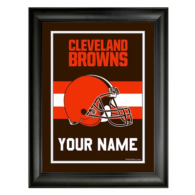 Cleveland Browns 12'' x 16'' Personalized Team Frame