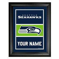 Seattle Seahawks 12'' x 16'' Personalized Team Frame