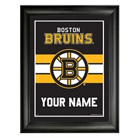 Boston Bruins 12'' x 16'' Personalized Team Frame