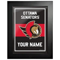 Ottawa Senators 12'' x 16'' Personalized Team Frame