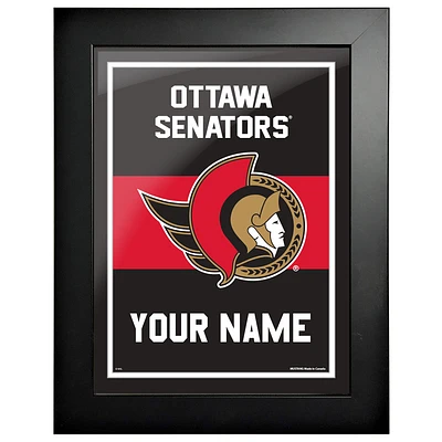 Ottawa Senators 12'' x 16'' Personalized Team Frame