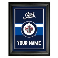 Winnipeg Jets 12'' x 16'' Personalized Team Frame