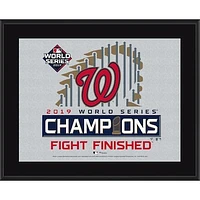 Washington Nationals 10.5" x 13" 2019 World Series Champions Sublimated Plaque
