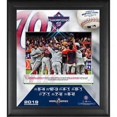 Washington Nationals Framed 15" x 17" 2019 World Series Champions Collage