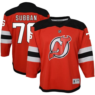 Youth P.K. Subban Red New Jersey Devils Home Replica Player 