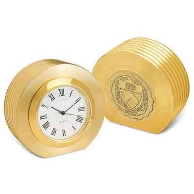 Gold Princeton Tigers Presidential II Desk Clock