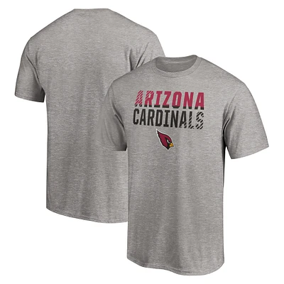 Men's Fanatics Heathered Gray Arizona Cardinals Fade Out T-Shirt