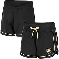 Women's Colosseum Black Army Black Knights Lil Sebastian Tri-Blend Shorts