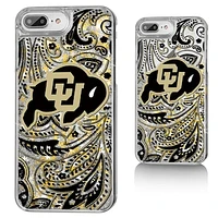 Colorado Buffaloes iPhone Glitter Paisley Design Case