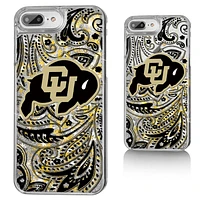 Colorado Buffaloes iPhone Glitter Paisley Design Case