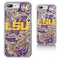 LSU Tigers iPhone Glitter Paisley Design Case