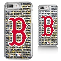 Boston Red Sox iPhone Text Backdrop Design Case