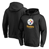 Men's Fanatics Black Pittsburgh Steelers Big & Tall Team Logo Lockup Pullover Hoodie