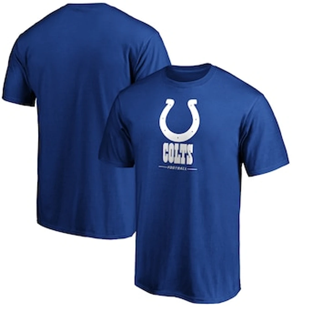 Men's Fanatics Royal Indianapolis Colts Team Lockup Logo T-Shirt