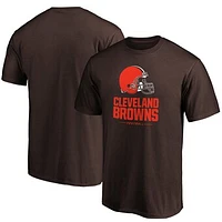 Men's Fanatics Brown Cleveland Browns Team Lockup Logo T-Shirt