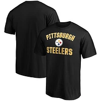 Men's Fanatics Black Pittsburgh Steelers Victory Arch T-Shirt