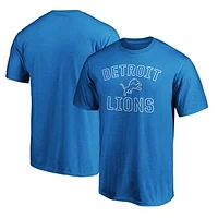 Men's Fanatics Blue Detroit Lions Victory Arch T-Shirt