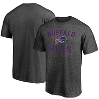 Men's Fanatics Heathered Charcoal Buffalo Bills Victory Arch T-Shirt