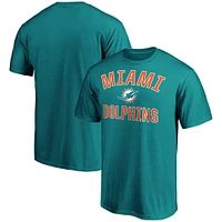 Men's Fanatics Aqua Miami Dolphins Victory Arch T-Shirt