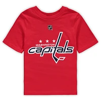 Preschool Red Washington Capitals Primary Logo T-Shirt