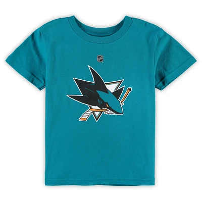 Preschool Teal San Jose Sharks Primary Logo T-Shirt