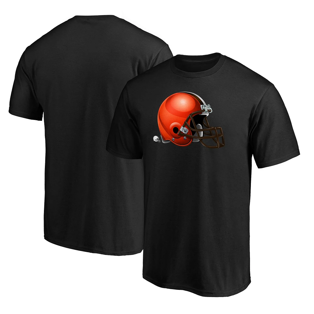 Men's Fanatics Black Cleveland Browns Midnight Mascot Team Logo T-Shirt