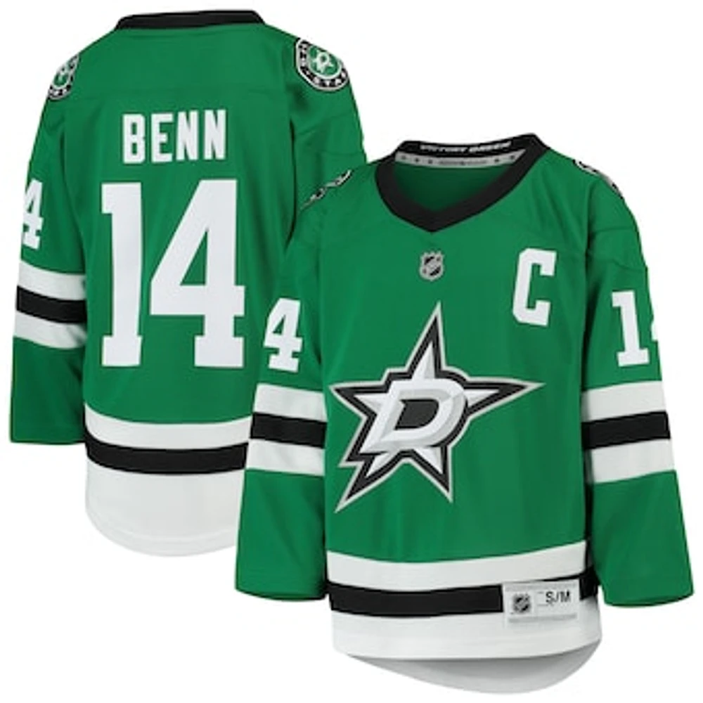 Youth Jamie Benn Kelly Green Dallas Stars Home Replica Player Jersey