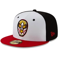 Men's New Era White/Red Luchadores de Reading Copa de la Diversion 59FIFTY Fitted Hat