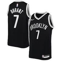 Youth Nike Kevin Durant Black Brooklyn Nets Swingman Jersey - Icon Edition